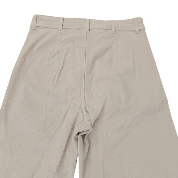 Everlane Corduroy Pants Womens 4 Beige Wide Leg Festival Boho Retro Y2K - Picture 7 of 12